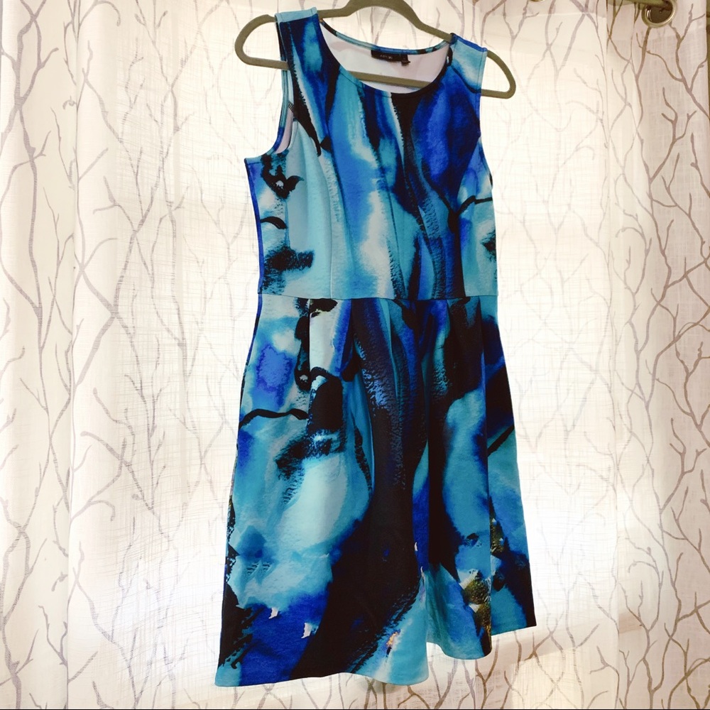 Oceanic Blue Stretch Dress